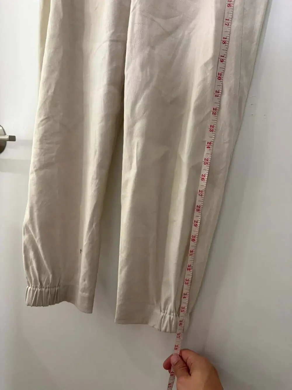 Babaton Women's Elastic Waist Linen Blend Pull-On Jogger Pants